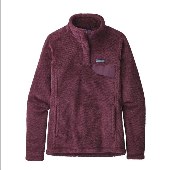 Patagonia Retool Snap T Pullover Deep Plum Light Balsamic Small - Picture 3 of 10